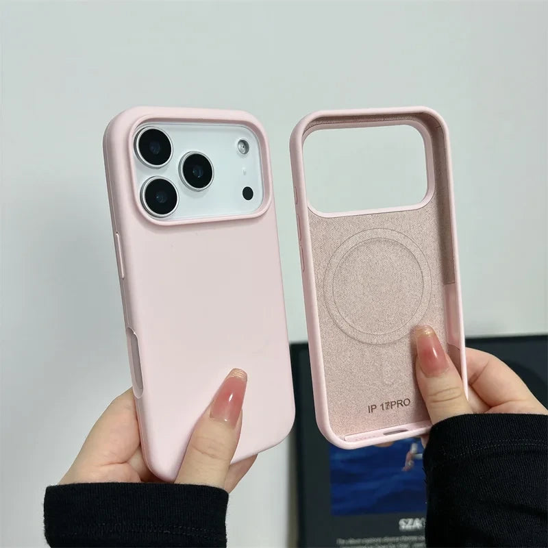 Magnetic Liquid Silicone Phone Case