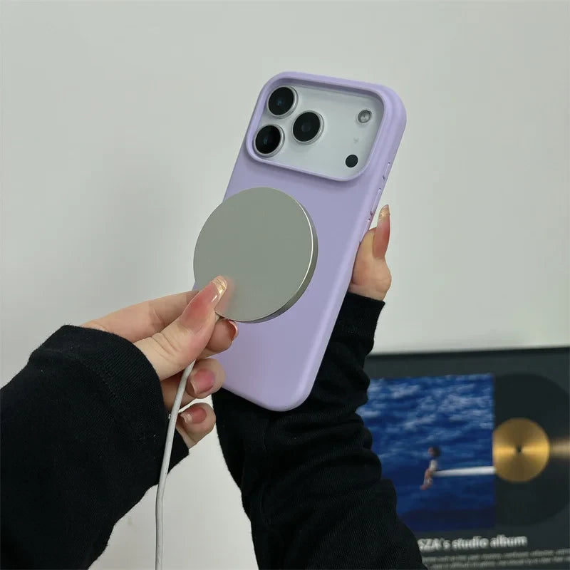 Magnetic Liquid Silicone Phone Case