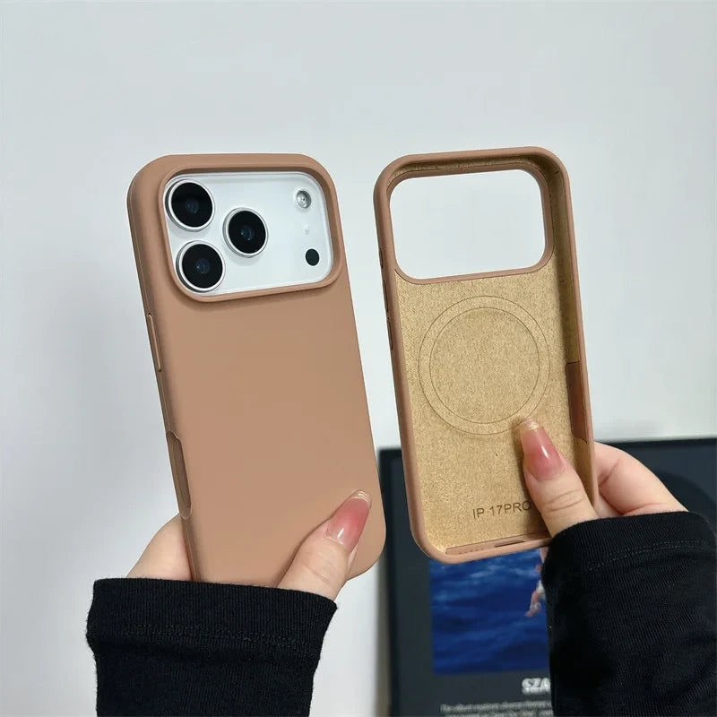 Magnetic Liquid Silicone Phone Case