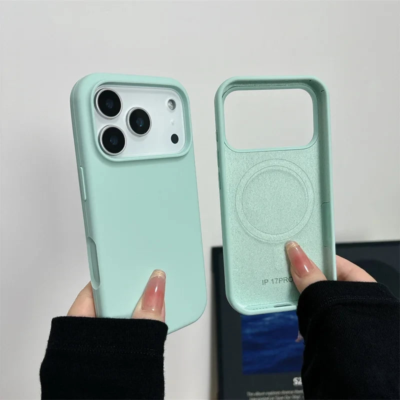 Magnetic Liquid Silicone Phone Case