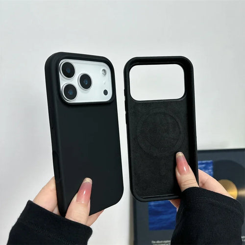Magnetic Liquid Silicone Phone Case